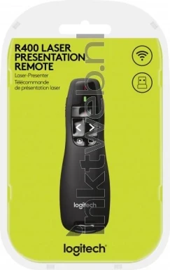 Logitech Presenter R400, Wireless, zwart