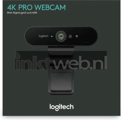 Logitech Webcam BRIO 4K Ultra HD zwart zwart
