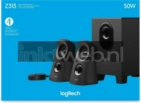 Logitech Speakerset Z313 Stereo 2.1 50W Front box