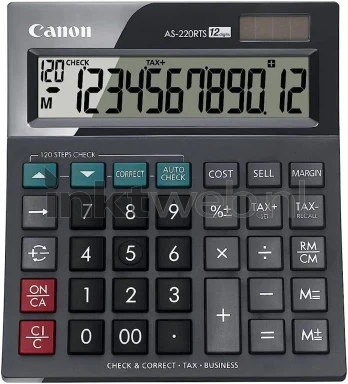 Canon AS-220RTS 12-cijferig display Zwart