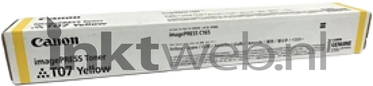Canon T07 geel Front box