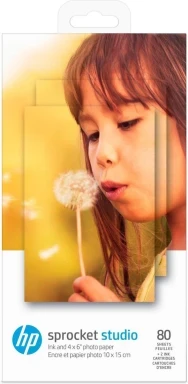 HP Sprocket Studio Fotopapier en Cartridges zwart en kleur