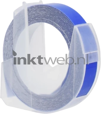 Huismerk Dymo  RL-D-520106-BL Embossing tape zwart op blauw breedte 9 mm Product only