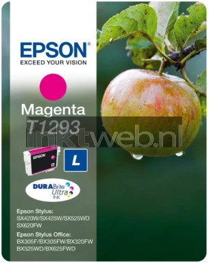 Epson T1293 magenta Front box