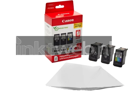 Canon PG-540Lx2/CL-541XL Photo Value Pack zwart en kleur