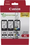 Canon PG-575XL 2x/CL-576XL Multipack zwart en kleur (Origineel)
