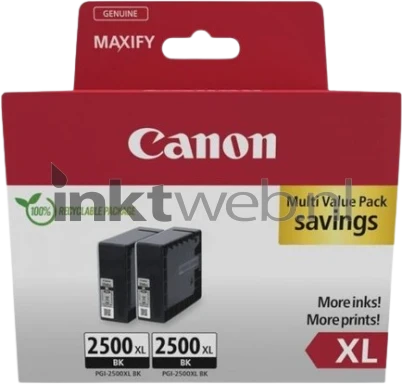 Canon PGI-2500XL BK TWIN Front box