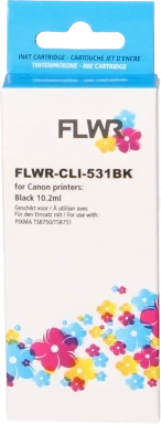 FLWR Canon CLI-531BK zwart
