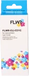 FLWR Canon CLI-531C cyaan (Huismerk (compatible))