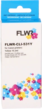 FLWR Canon CLI-531Y geel
