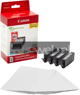 Canon CLI-581XL Photo Value Pack zwart en kleur