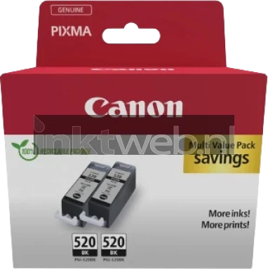 Canon PGI-520 twinpack zwart