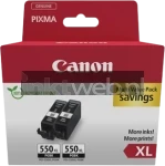 Canon PGI-550XL twinpack zwart (Origineel Hoge Capaciteit)