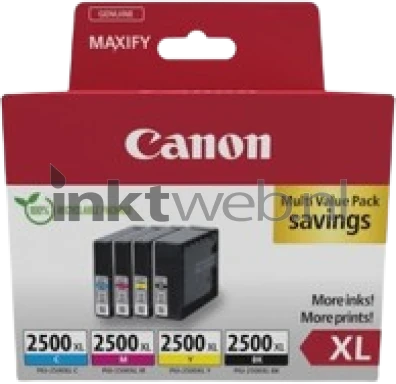 Canon PGI-2500XL multipack zwart en kleur