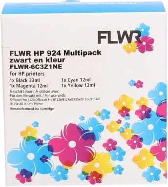 FLWR HP 924e Multipack zwart en kleur