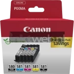 Canon CLI-581 5-Pack zwart en kleur (Origineel)