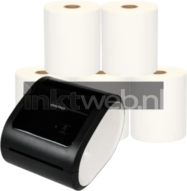 Aimo 6XL en FLWR Dymo S0904980 wit