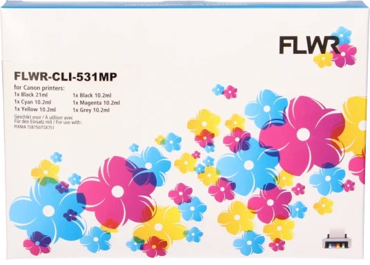 FLWR Canon PGI-530 / CLI-531 Multipack zwart en kleur