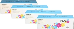 FLWR HP 207X Toner bundel zwart en kleur (Compatible XXL)