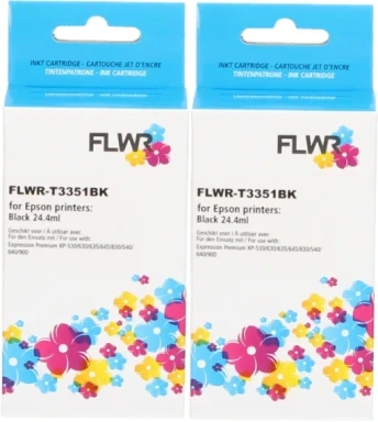 FLWR Epson 33XL bundel zwart