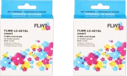 FLWR Brother LC-421XL Multipack zwart (Huismerk (compatible))