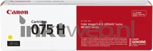 Canon 075H Y geel (Origineel Hoge Capaciteit)