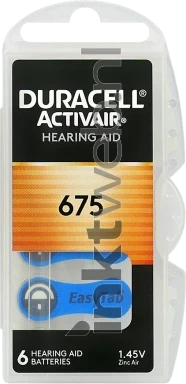 Duracell type 675 EasyTab 1.45V