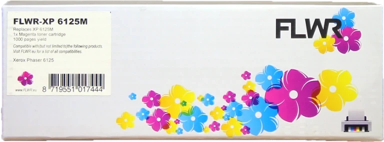 FLWR Xerox Phaser 6125 magenta Front box