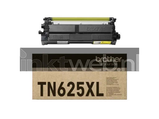 Brother TN-625XLY geel Combined box and product