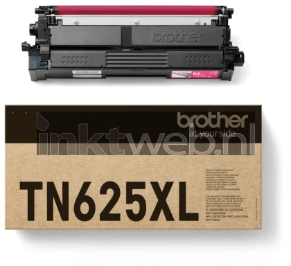 Brother TN-625XLM magenta Combined box and product