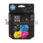 HP 302/304 zwart en kleur (Origineel)