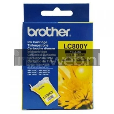 Brother LC-800Y geel Front box