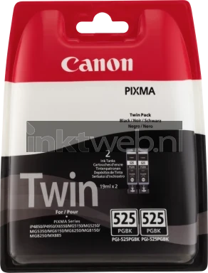 Canon PGI-525BK twinpack zwart