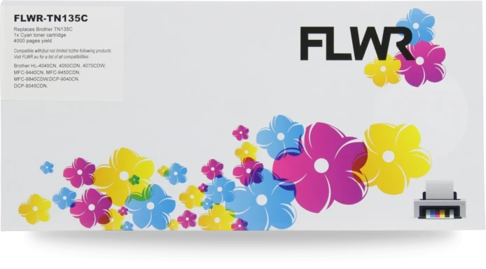 FLWR Brother TN-135C cyaan