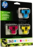 HP 363 Multipack CMY kleur (Origineel)