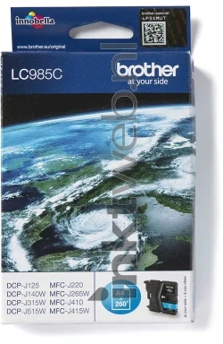 Brother LC-985C cyaan front box Front box