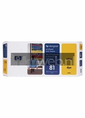 HP 81 Yellow Printkop Front box