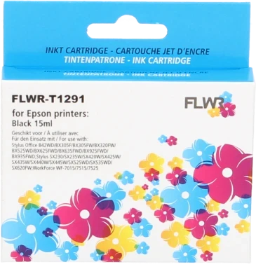 FLWR Epson T1291 zwart