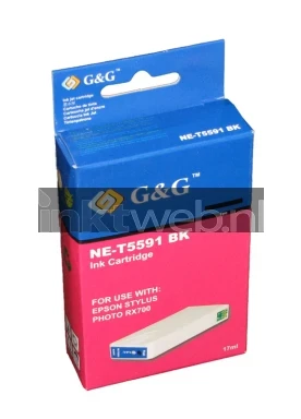 Epson T5591 zwart Front box