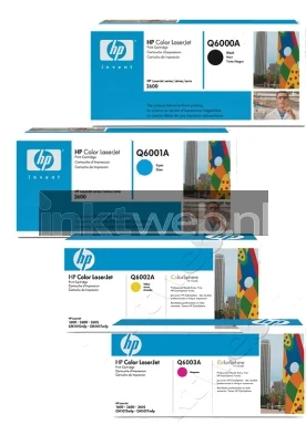 HP 124A Multipack zwart en kleur