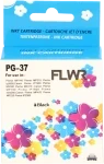 FLWR Canon PG-37 zwart (Huismerk (remanufactured))
