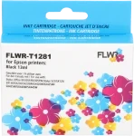Huismerk Epson T1281 zwart Front box