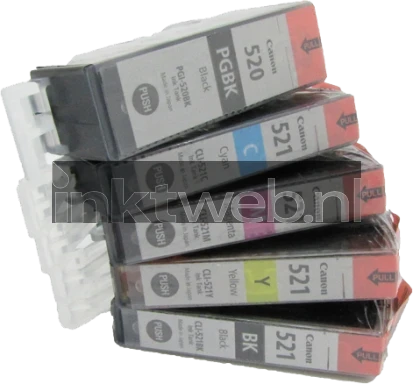 Canon CLI-521 Multipack zwart en kleur