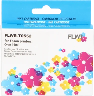 FLWR Epson T0552 cyaan