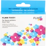 FLWR Epson T0551 zwart Front box