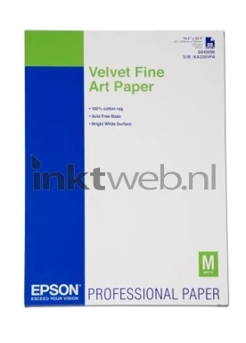 Epson Velvet fine art paper 260g/m2 A2