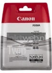 Canon PGI-520BK twinpack zwart (Origineel)