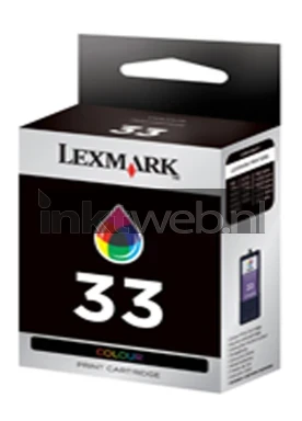 Lexmark 33 kleur voorkant doosje Front box