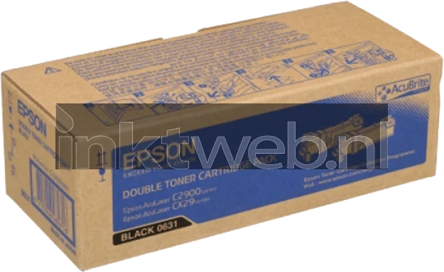 Epson C2900 twinpack zwart