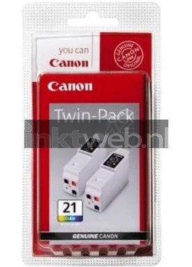 Canon BCI-21C twinpack Front box
